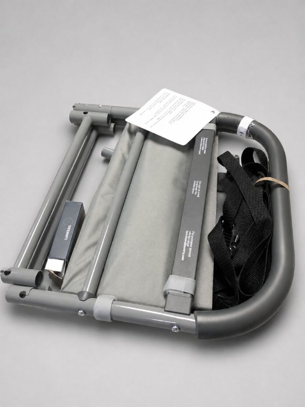 Lunderg 17.5" Bed Assist Rail Motion Light Storage Pocket for Seniors Gray
